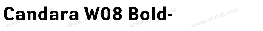 Candara W08 Bold字体转换